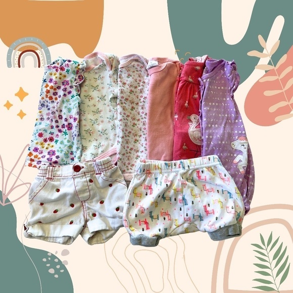 8  Piece 3-6month T-shirt bundle - Picture 1 of 4